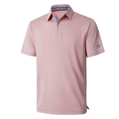 HOTMens Polo Shirts Short and Long Sleeve Casual Solid Stylish Dry Fit Performance Designed Collared Golf Polo Shirts for Men