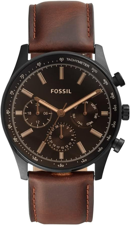 HOTFossil Sullivan Multifunction Brown Leather Watch BQ2457