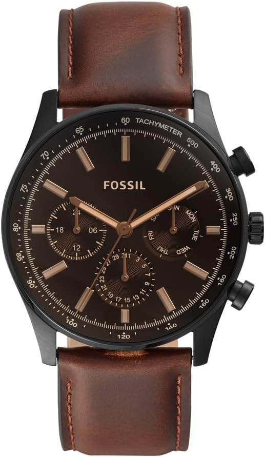 HOTFossil Sullivan Multifunction Brown Leather Watch BQ2457