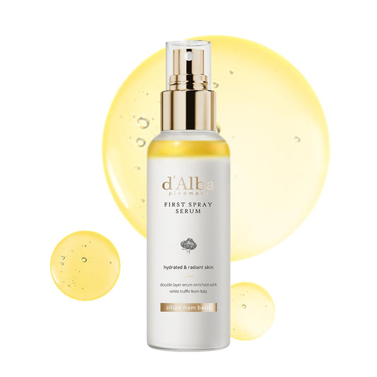 HOTd'alba Piedmont Italian White Truffle First Spray Serum, Vegan Skin Care, Light-weight Face Moisturizer, Glow Serum for Radiant Skin, Non Comedogenic, All In One Mist, Korean Skin Care (3.38 fl oz.)