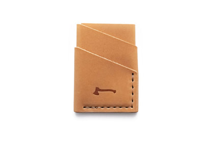 HOTThe Port Wallet by Craft and Lore, Handmade Minimal Leather Card Wallet (Buck Brown)