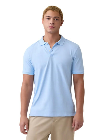 HOTGap Men's Stretch Pique Polo Shirt