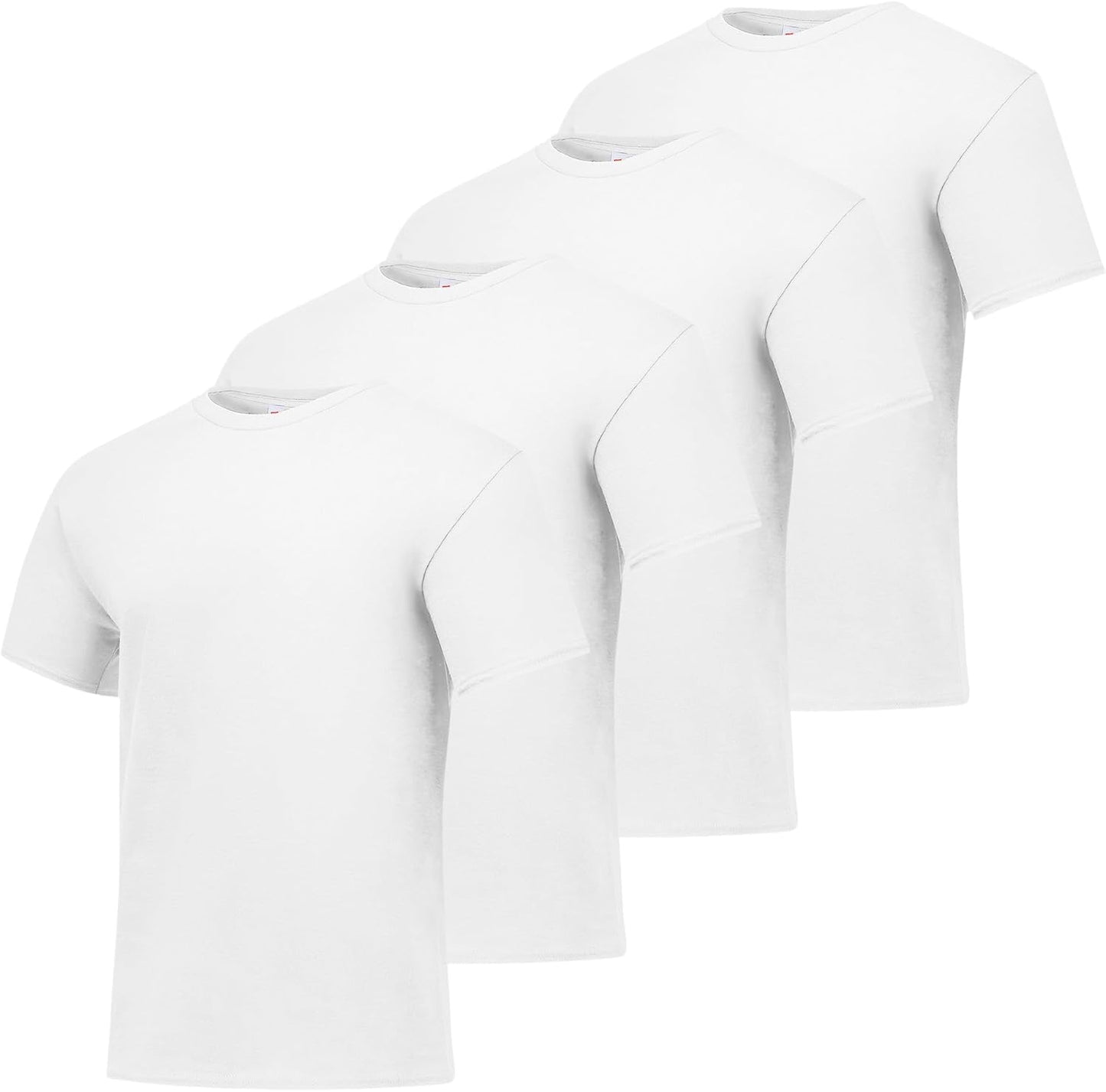 HOTHanes Men's T-Shirt Pack - 4 or 6 Pack - Essential-T Crewneck Cotton T-Shirts - Everyday Men's Clothing - Big & Tall