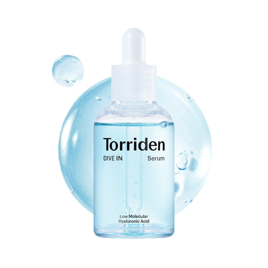 HOTTorriden DIVE IN Hyaluronic Acid Serum for Deep Hydration | Korean K-Beauty Glass Skin Plump Glow | Lightweight Fast-Absorbing Face Serum 50ml (1.69 fl.oz.)