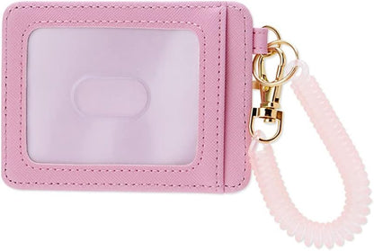 HOTSANRIO My Melody Pass Case - Pink, Compact, Cartoon, Music Theme - Girls, Female - PVC Plastic, Expandable Chain - Commuter Pass Case, Wallet