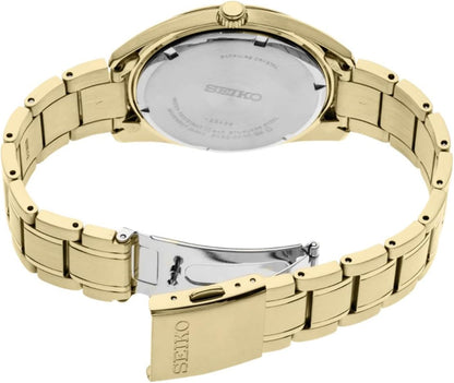 HOTSeiko Men's Essentials Steel Two Tone Japanese Quartz With Gold Strap (Model: SUR314)