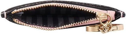 HOTVictoria's Secret The Victoria Card Case Key Chain, Pink Iconic Stripe