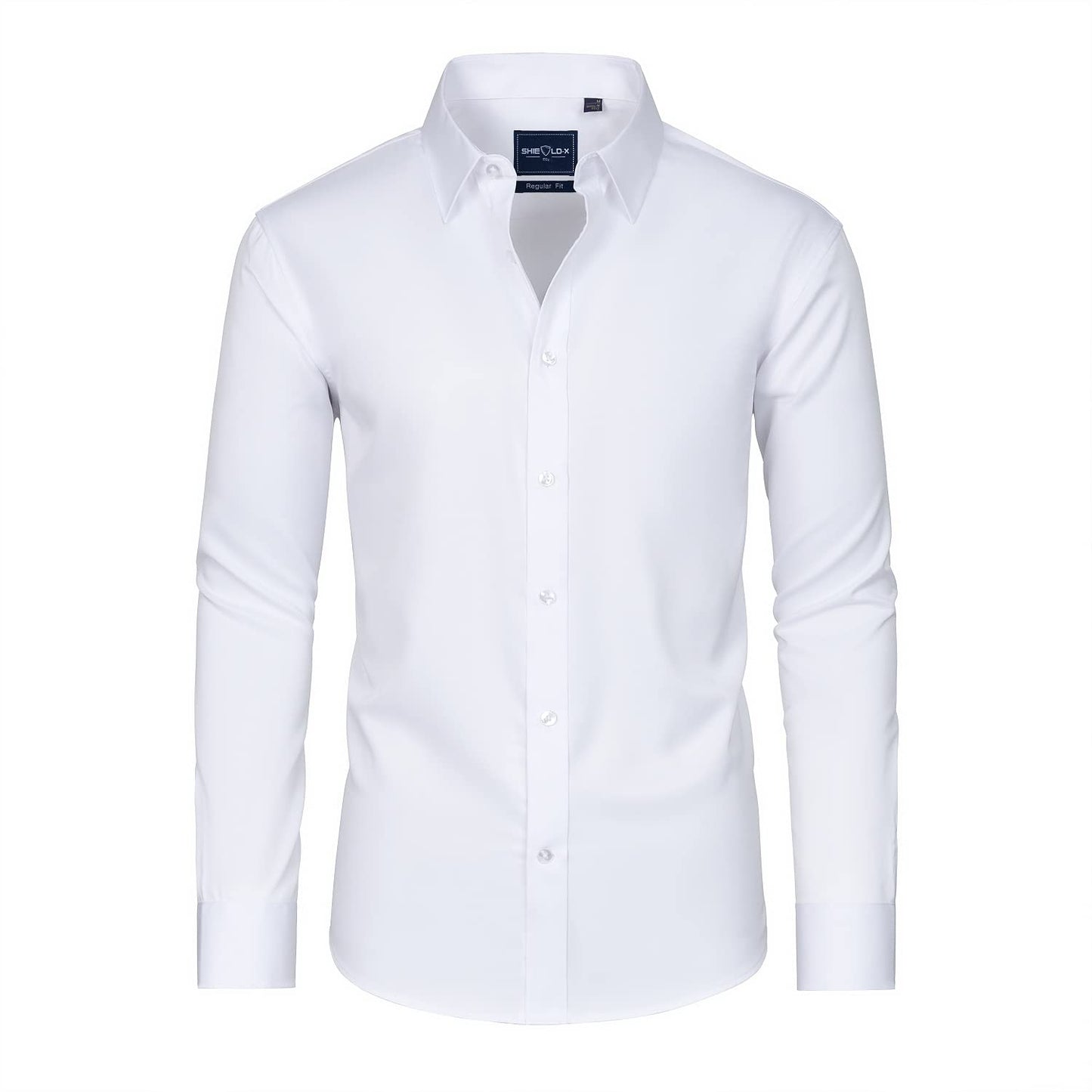 HOTAlimens & Gentle Slim Fit Dress Shirts for Men Long Sleeve Stretch Stain Proof Wrinkle Free Button Down Shirts Formal Shirts