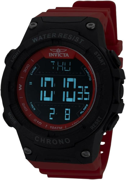 HOTInvicta Racing Men 52mm Dial Electronic Digital