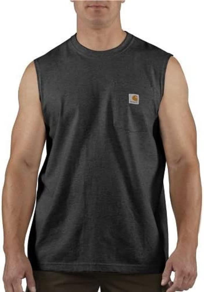 HOTCarhartt Men's Dearborn Relaxed Sleeveless T-Shirt