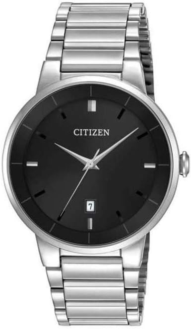 HOTCitizen Quartz Mens Watch, Stainless Steel, Classic