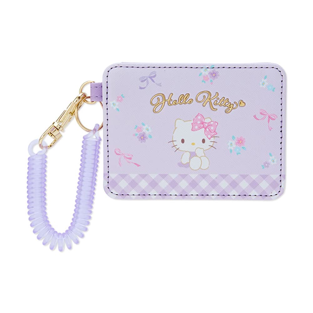 HOTSANRIO My Melody Pass Case - Pink, Compact, Cartoon, Music Theme - Girls, Female - PVC Plastic, Expandable Chain - Commuter Pass Case, Wallet
