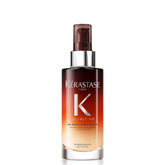 HOTKerastase Nutritive 8H Magic Night Serum - Overnight Treatment for Dry Hair, Enhances Shine, Nourishes and Reduces Frizz, With Plant-Based Proteins, For All Hair Types