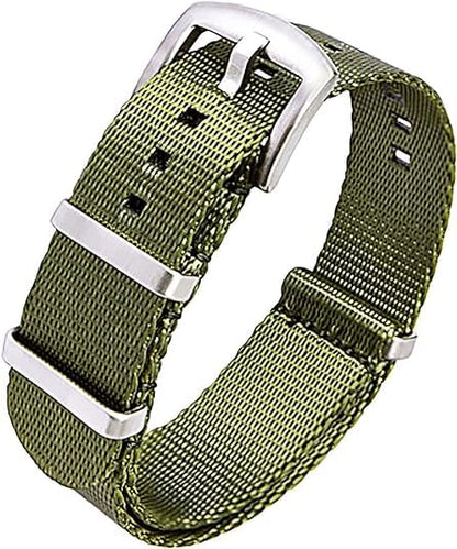 HOTRitche Military Ballistic Nylon Watch Strap with Heavy Buckle 18mm 20mm 22mm Premium Nylon Watch Bands for Men Women