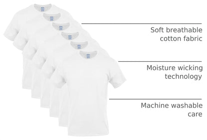 HOTGildan Men's Crew T-Shirts, Multipack, Style G1100