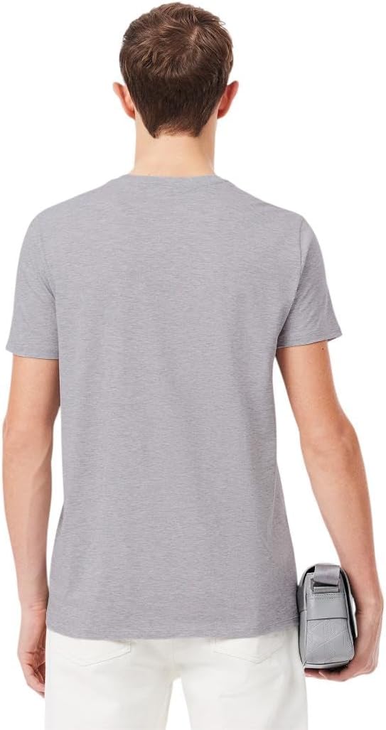 HOTLacoste Men's Short Sleeve Pima Jersey Crew Neck Tee