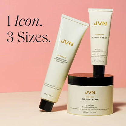 HOTJVN No Heat Complete Air Dry Cream, 5 Fl Oz | Enhances Natural Texture - For Curly & Wavy Hair - Silicone Free