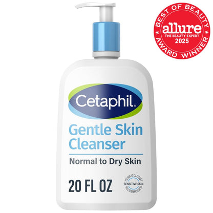 HOTCetaphil Face Wash, Hydrating Gentle Skin Cleanser for Dry to Normal Sensitive Skin, 20 oz, Fragrance Free, Soap Free and Non-Foaming