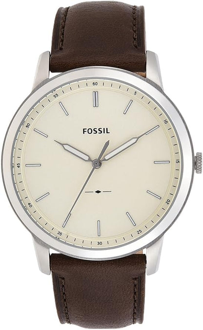 HOTFossil Men's Minimalist Quartz Stainless Steel Three-Hand Watch for Men