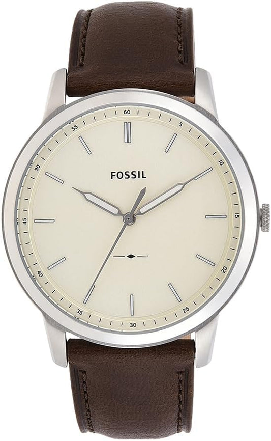 HOTFossil Men's Minimalist Quartz Stainless Steel Three-Hand Watch for Men