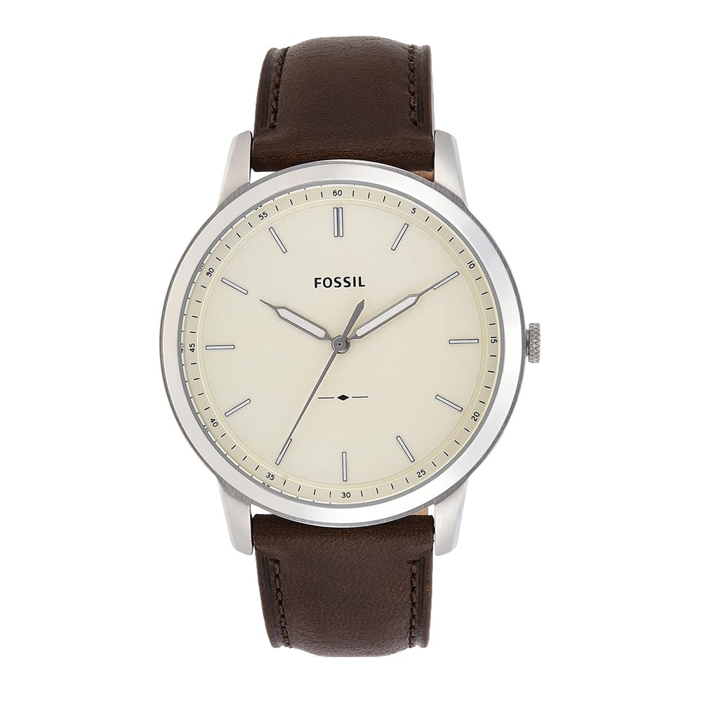 HOTFossil Men's Minimalist Quartz Stainless Steel Three-Hand Watch for Men