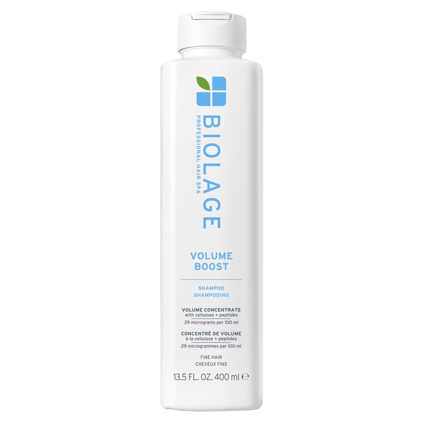 HOTBiolage Volume Boost Shampoo for Fine Hair – Creates Lasting, Lightweight Volume, Root Lift & Shine, With Cellulose and Peptides, Vegan, Paraben and Silicone-Free