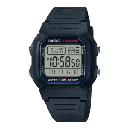 HOTCasio W800HG Series | Men’s Digital Watch | 100 Meter Water Resistance | Multi Function Alarm | 100 SEC Stopwatch | Auto Calendar | Countdown Timer | LED Light | Dual Time| 10 Year Battery