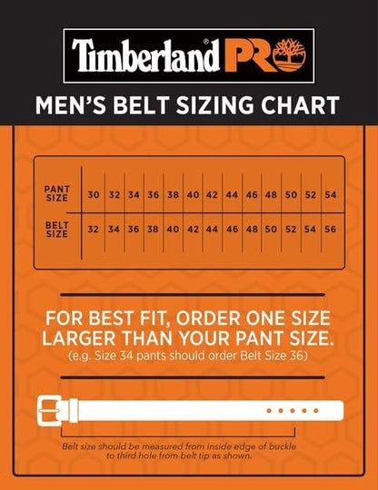 HOTTimberland PRO 38mm Boot Leather Belt