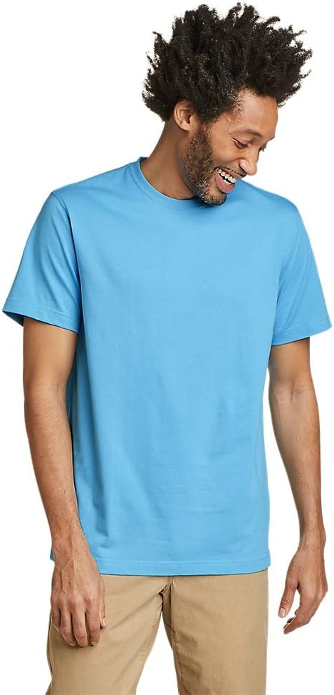 HOTEddie Bauer Men's Legend Wash Classic Short Sleeve Cotton Tee Crewneck T-Shirt