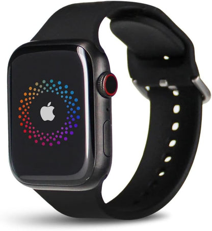 HOTApple Watch Series 7 (GPS, 45MM) - Midnight Aluminum Case with Midnight Sport Band (Renewed Premium)