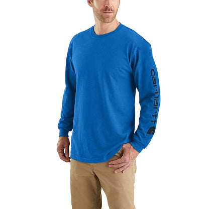HOTCarhartt Men's Dearborn Loose Long-Sleeve Logo T-Shirt Closeout