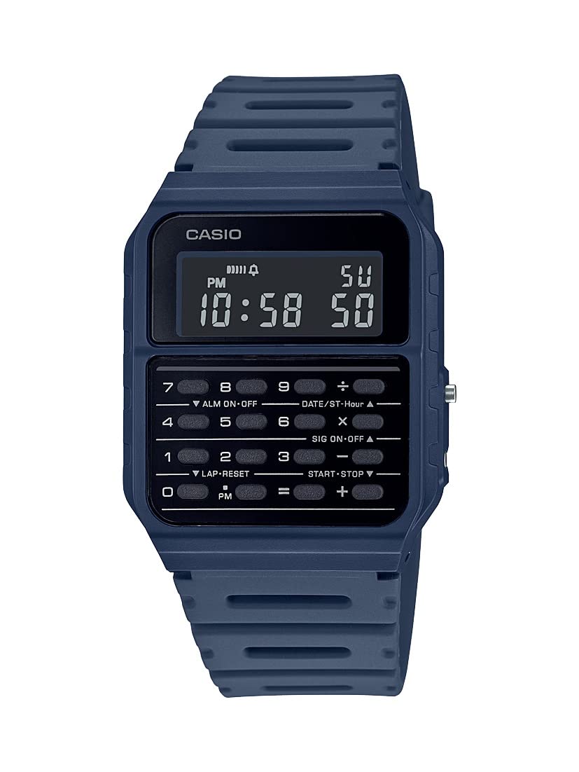 HOTCasio CA53W Vintage Series | Data Bank | 1/100 SEC Stopwatch | Water Resistant | 8 Digit Calculator | Dual Time | Resin Band | Resin Case | Auto Calendar | Daily Alarm | 5 Year Battery