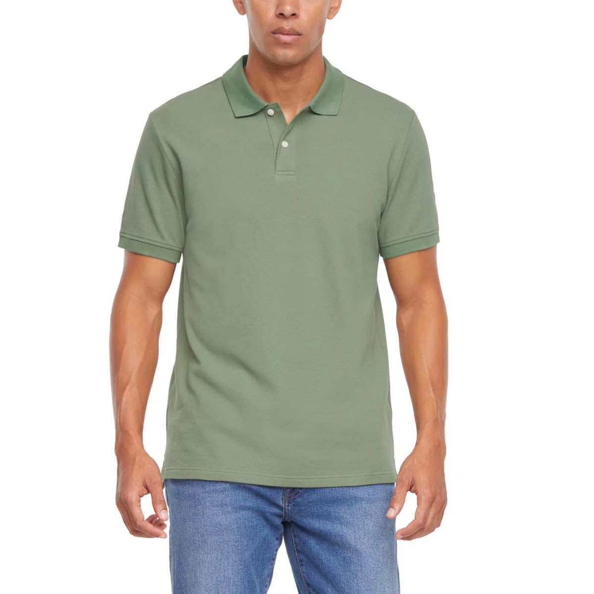 HOTGap Men's Stretch Pique Polo Shirt