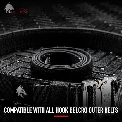 HOTWOLF TACTICAL Simple EDC/Inner Belt Loop Liner Gun Belt for Men Concealed Carry & CCW