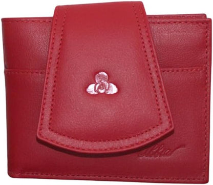 HOTAbbia Genuine Luxury Leather Wallet For Women, Stylish And Elegant Design, Perfect For On-The-Go. (Blue & Sky)