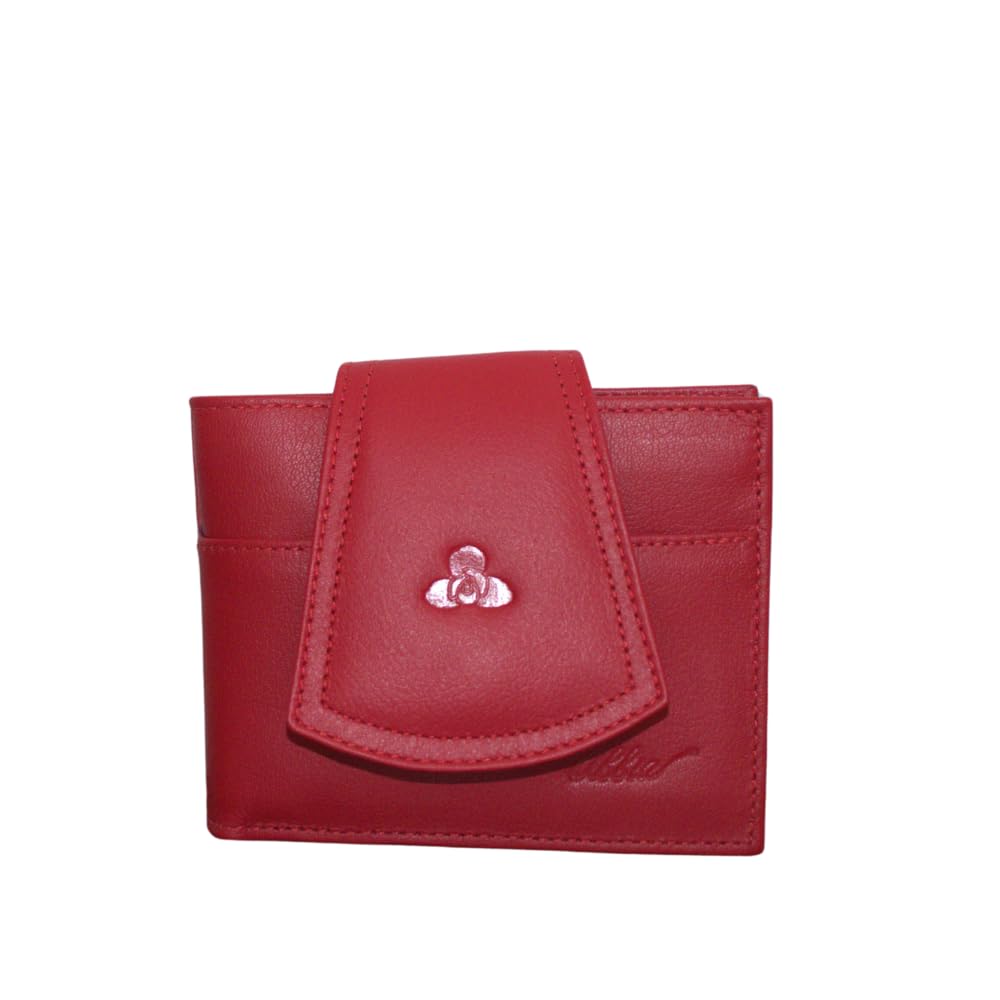 HOTAbbia Genuine Luxury Leather Wallet For Women, Stylish And Elegant Design, Perfect For On-The-Go. (Blue & Sky)