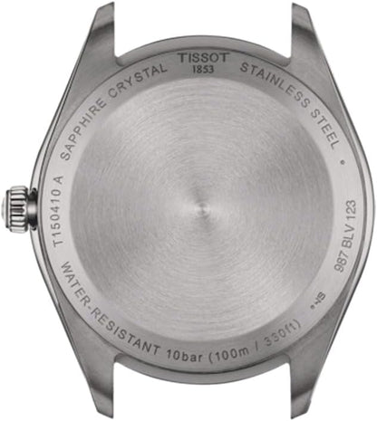 HOTTissot PR 100 40mm, Swiss Quartz Watch for Men, Stainless Steal Case, Blue Dial, T1504101104100