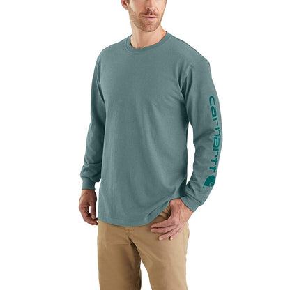 HOTCarhartt Men's Dearborn Loose Long-Sleeve Logo T-Shirt Closeout