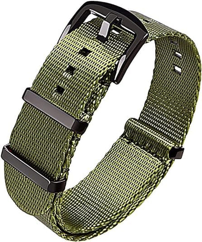 HOTRitche Military Ballistic Nylon Watch Strap with Heavy Buckle 18mm 20mm 22mm Premium Nylon Watch Bands for Men Women