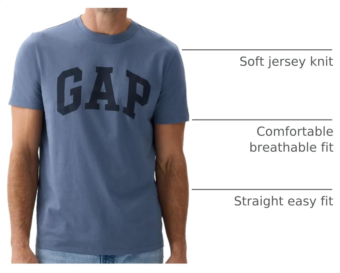 HOTGap Mens Everyday Soft Logo Tee