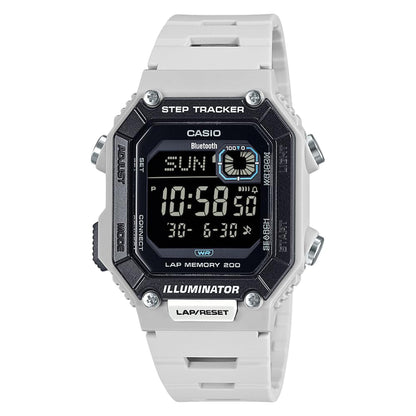 HOTWS-B1000 Series | Men's Digital Watch | (Black) | 100M WR | Step Tracker | LED Illuminator | 100 SEC Chronograph | Daily Alarm | 2-Year Battery
