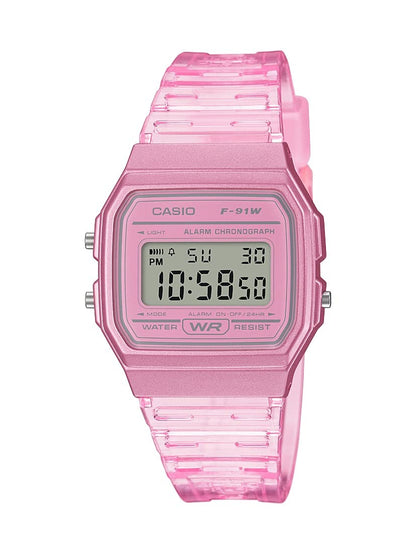 HOTCasio F91W Series | Digital Watch | Water Resistant | LED Light | 1/100 SEC Stopwatch | Regular Time Keeping (HR, Min, SEC, PM, Date, Day) | Daily Alarm | Lightweight | 7 Year Battery