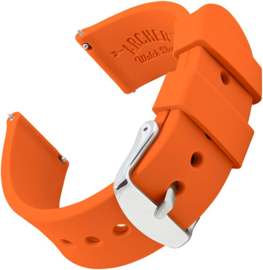 HOTArcher Watch Straps - Soft Silicone Quick Release Watch Bands