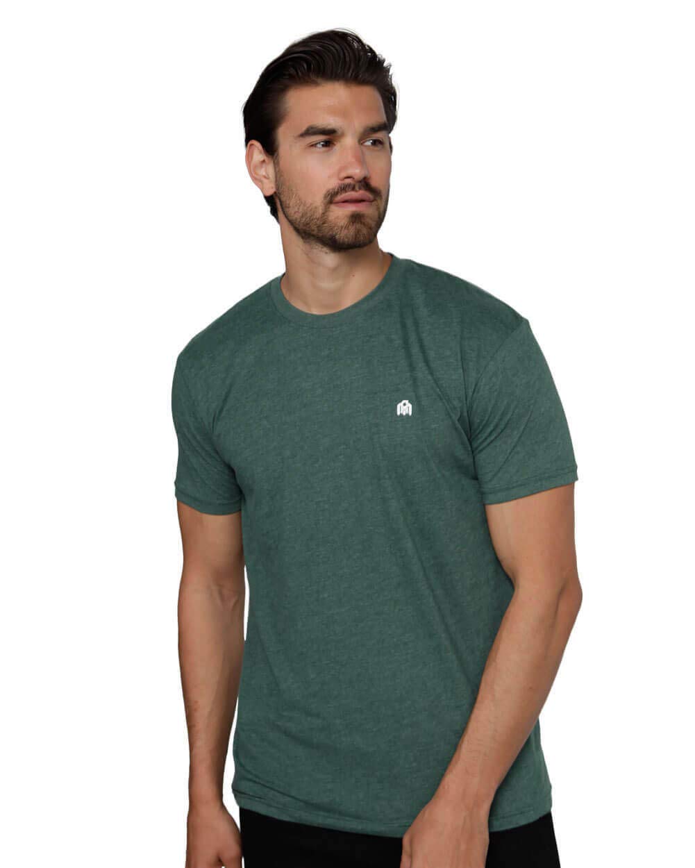 HOTMens T Shirts Soft Cotton Crew Neck Athletic Fit Casual Tees S-4XL | Soft cotton blend casual tee shirts with 4-way stretch - tag-free athletic fit for gym, work & casual wear. A go-to gift.