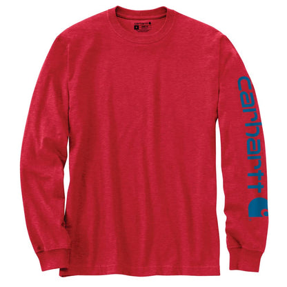 HOTCarhartt Men's Dearborn Loose Long-Sleeve Logo T-Shirt Closeout