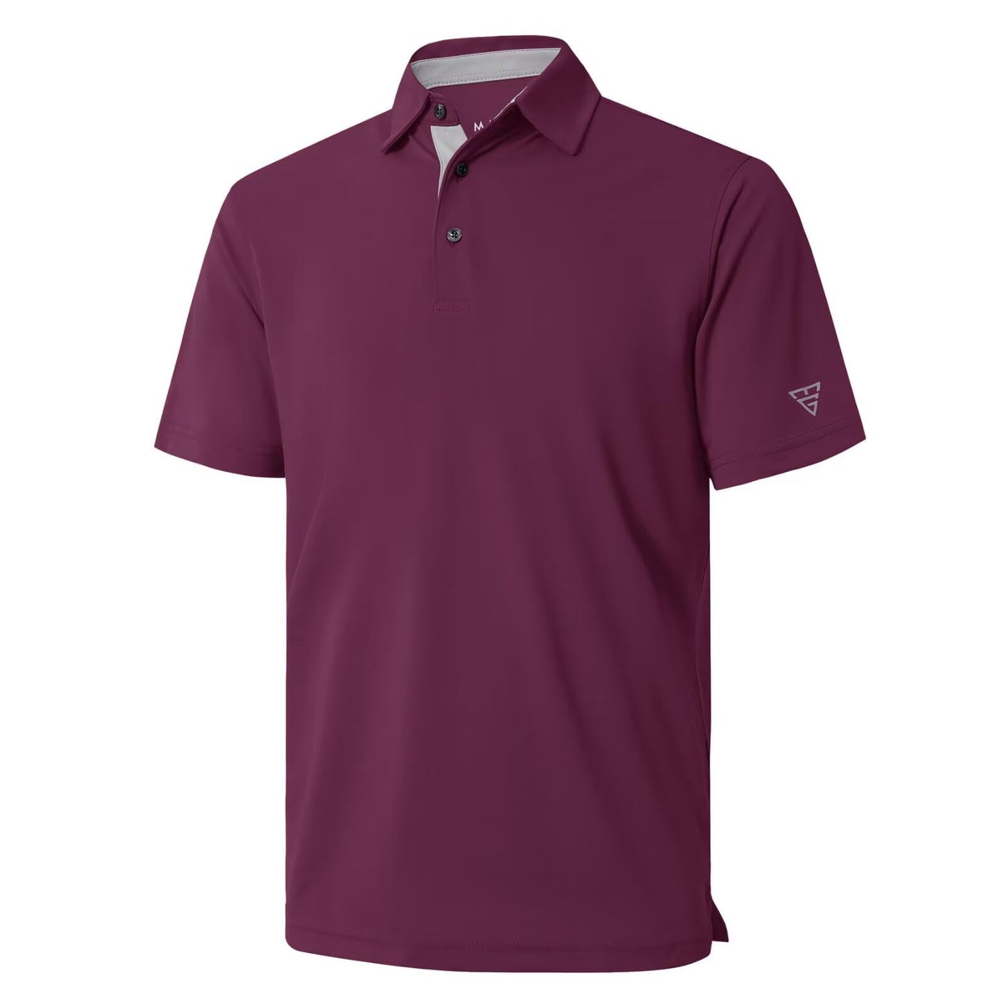 HOTMens Golf Shirt Short and Long Sleeve Moisture Wicking Dry Fit Performance Solid Casual Pique Golf Polo Shirts for Men
