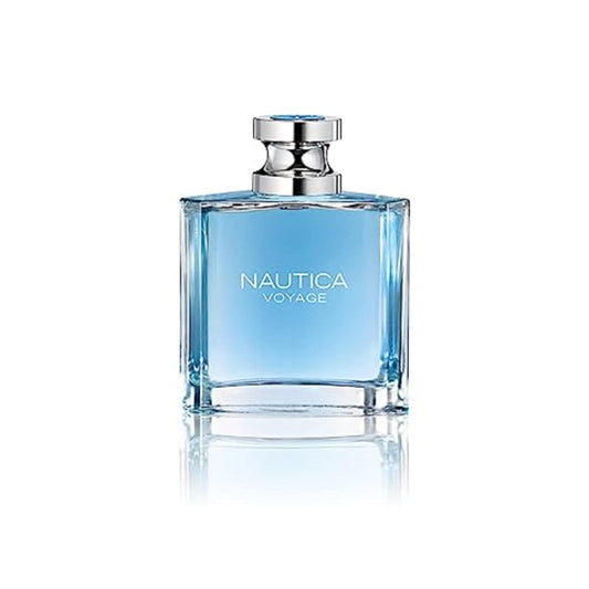 HOTNautica Voyage Eau De Toilette, Cologne and Fragrance For Men, Fresh, Romantic, Fruity Scent Woody, Aquatic Notes of Apple, Water Lotus, Cedarwood, and Musk Ideal Day Wear, Long Lasting 3.3Fl oz