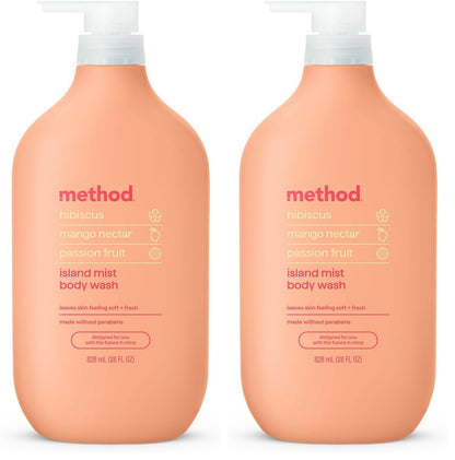 HOTMethod Body Wash, Pure Peace, Paraben and Phthalate Free, 28 oz (Pack of 1)