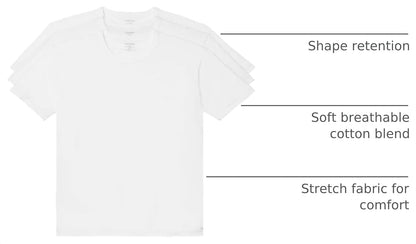HOTCalvin Klein Men's Cotton Stretch 3-Pack Undershirts