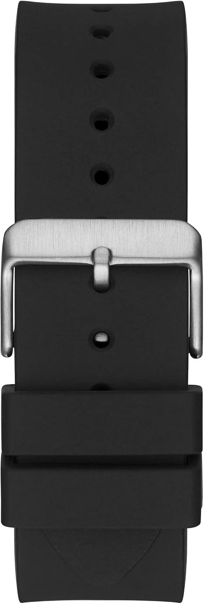 HOTGuess Men's GW0G Series| Analog Trend Watch| Polycarbonate Case| Silicone Bracelet | 50M Water Resistance